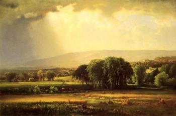 喬治 英尼斯 Harvest Scene in the Delaware Valley 喬治 英尼斯 Harvest Scene in the Delaware Valley